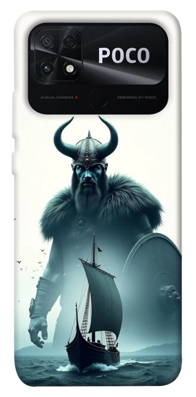 Чехол на Xiaomi Poco C40 Nordic drakkar v2 фото 1 из 1