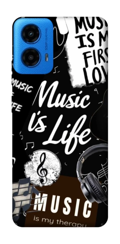 Чохол на Motorola Moto G45 Music is Life фото 1 з 1