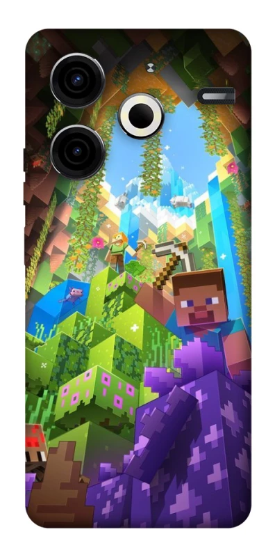 Чохол на TECNO Pova 6 Neo (LI6) Minecraft forever фото 1 з 1
