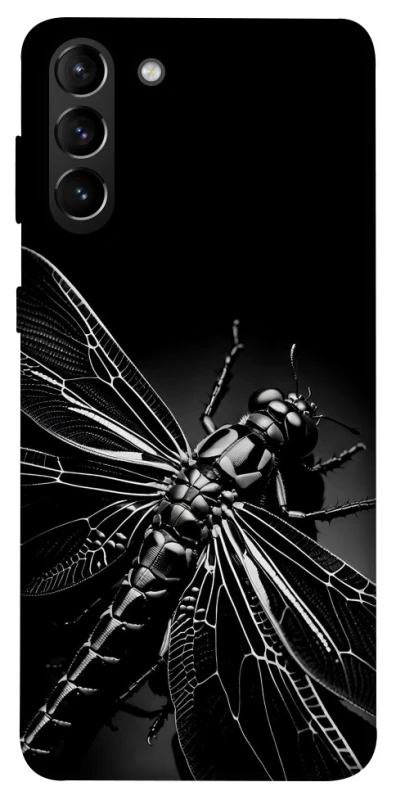 Чехол на Samsung Galaxy S21+ Black dragonfly фото 1 из 1