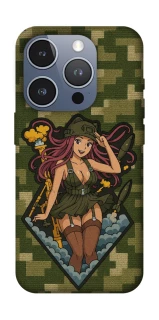 Чохол на Apple iPhone 16 Pro Military Waifu фото 1 з 1