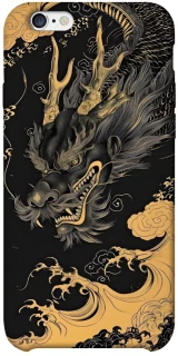 Чохол на Apple iPhone 6/6s plus (5.5") gold dragon фото 1 з 1