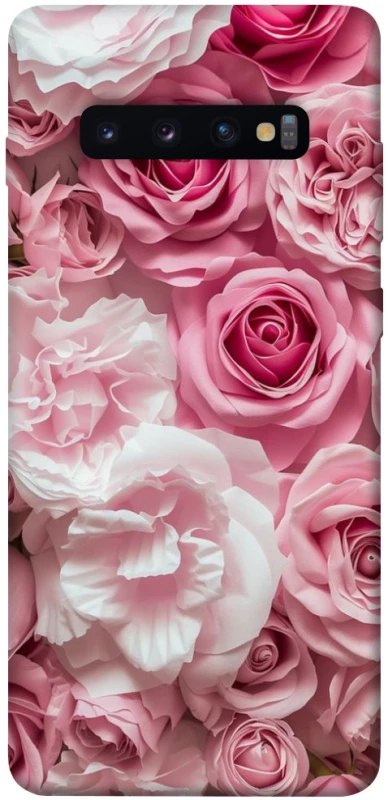 Чохол на Samsung Galaxy S10+ Рожеві Квіти фото 1 з 1