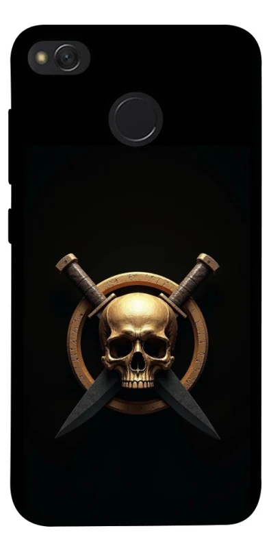 Чохол на Xiaomi Redmi 4X Golden Skull фото 1 з 1
