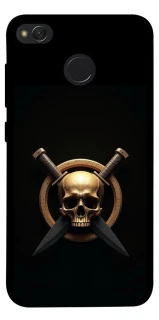 Чохол на Xiaomi Redmi 4X Golden Skull фото 1 з 1