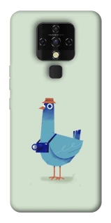 Чехол на TECNO Camon 16 SE Голуб-детектив фото 1 из 1