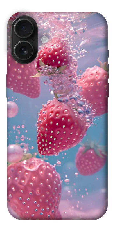 Чохол на Apple iPhone 16 Plus Полуниця в воді фото 1 з 1