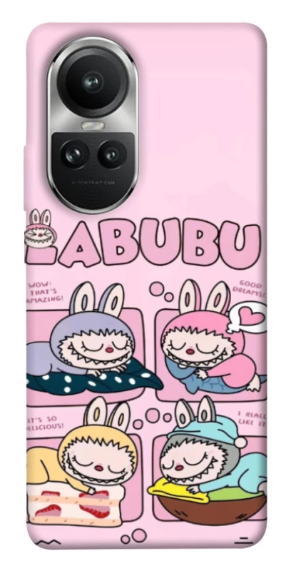 Чохол на Oppo Reno 10 Labubu Dreams Collage фото 1 з 1