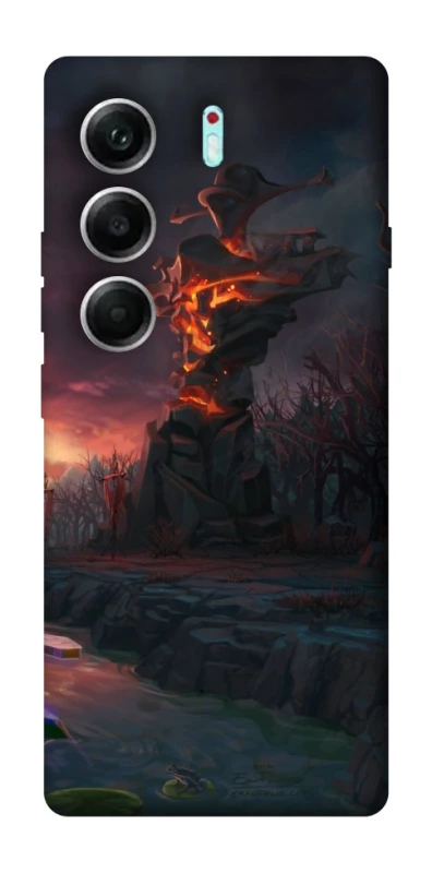 Чехол на Tecno Camon 40 Pro Dota road фото 1 из 1