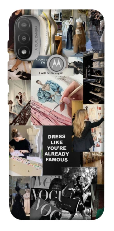 Чохол на Motorola Moto E20 Fashion collage ver.11 фото 1 з 1