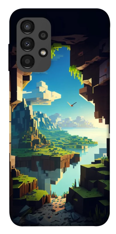 Чохол на Samsung Galaxy A13 4G Minecraft sunrise фото 1 з 1