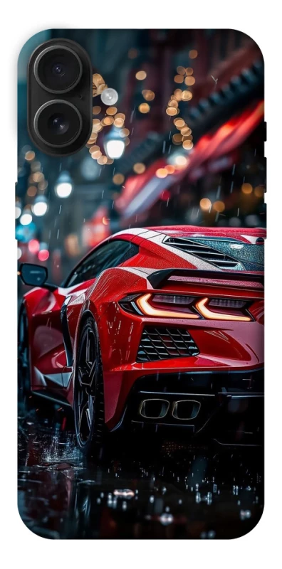 Чехол на Apple iPhone 16 Plus Red sports car фото 1 из 1