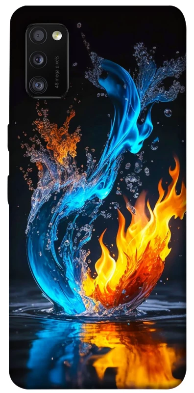 Чехол на Samsung Galaxy A41 Water And Fire фото 1 из 1