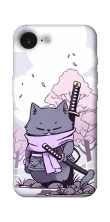 Чохол на Apple iPhone 16e (6.1") Samurai cat фото 1 Чохол на Apple iPhone 16e (6.1") Samurai cat фото 1 з 1
