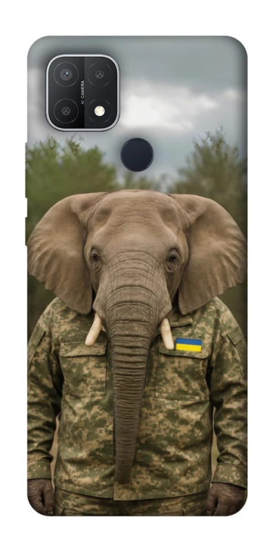 Чохол на Oppo A15s / A15 Слон захисник фото 1 з 1