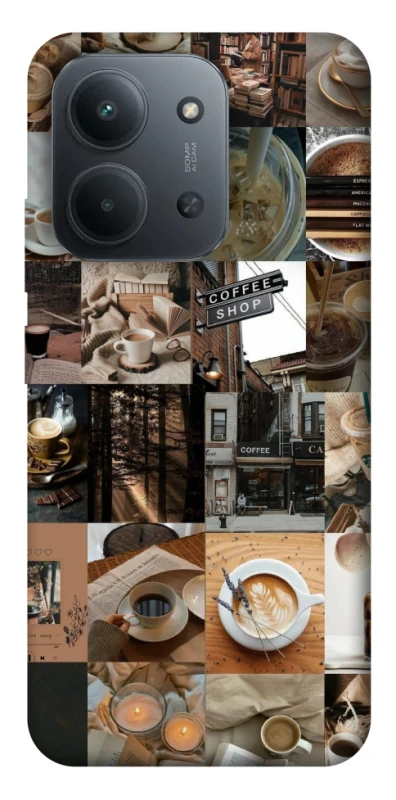 Чохол на Xiaomi Redmi 15C (EU) Coffee collage ver.3 фото 1 з 1