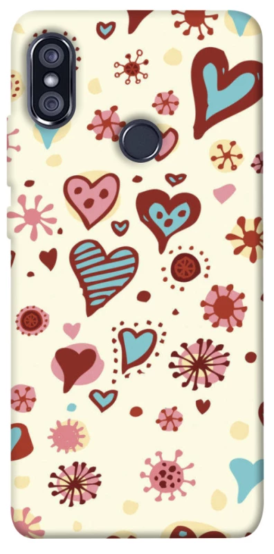 Чохол на Xiaomi Redmi Note 5 Pro / Note 5 (AI Dual Camera) Pretty hearts фото 1 з 1