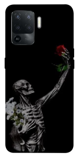 Чехол на Oppo Reno 5 Lite Skeleton vs Rose фото 1 из 1