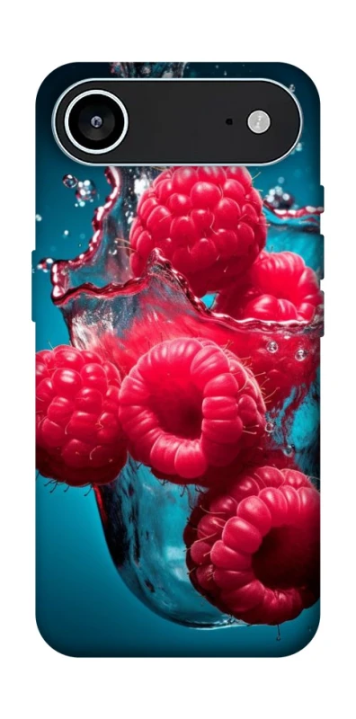 Чехол на Apple iPhone 17 Air (6.5") Малинка в воде фото 1 из 1