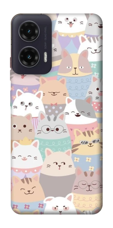 Чохол на Motorola Moto G35 Funny Kittens ver.2 фото 1 з 1