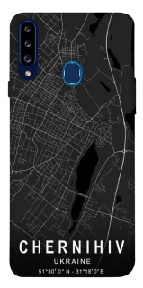 Чехол на Samsung Galaxy A20s Chernihiv map фото 1 из 1