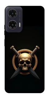 Чохол на Motorola Moto G35 Golden Skull фото 1 з 1