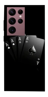 Чехол на Samsung Galaxy S22 Ultra Black Cards фото 1 из 1