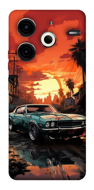 Чохол на TECNO Pova 6 Neo (LI6) Car at sunset фото 1 з 1