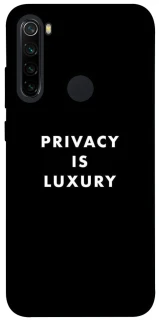 Чохол на Xiaomi Redmi Note 8 Privacy is luxury фото 1 з 1