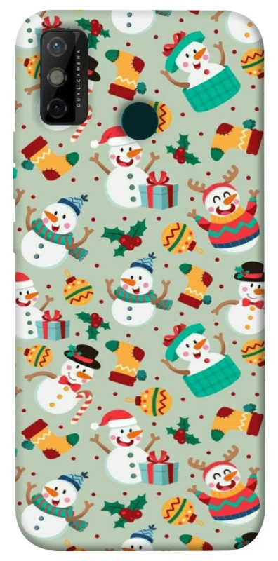 Чехол на TECNO Spark 6 Go Новогодний v2 фото 1 из 1