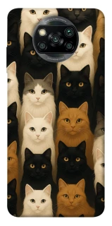 Чохол на Xiaomi Poco X3 NFC / Poco X3 Pro Colorful Cat Collage фото 1 з 1