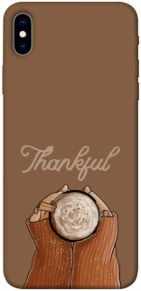 Чохол на Apple iPhone XS Max (6.5") Thankful coffee фото 1 з 1