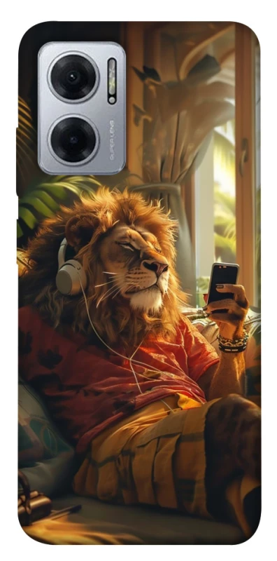 Чохол на Xiaomi Redmi Note 11E Лев v2 фото 1 з 1