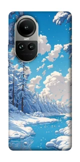 Чехол на Oppo Reno 10 Winter art фото 1 из 2