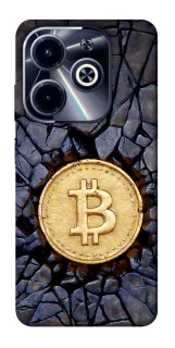 Чохол на Infinix Hot 40i Bitcoin cracks фото 1 з 1