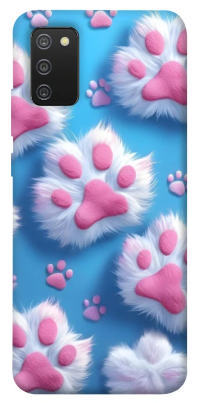 Чохол на Samsung Galaxy A02s Cat paw фото 1 з 1