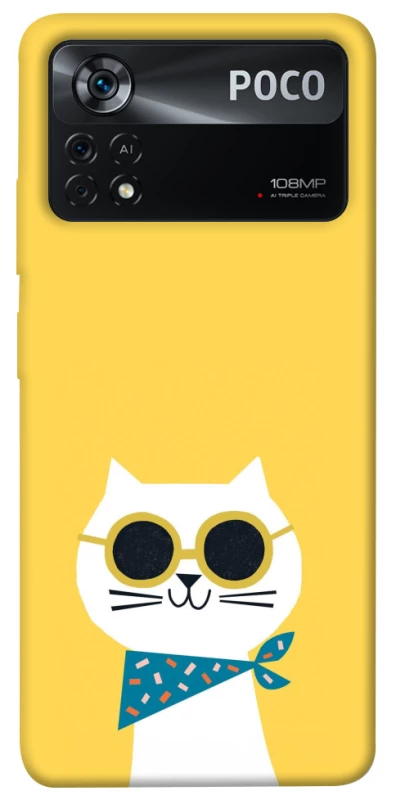 Чехол на Xiaomi Poco X4 Pro 5G Кот-муркот фото 1 из 1