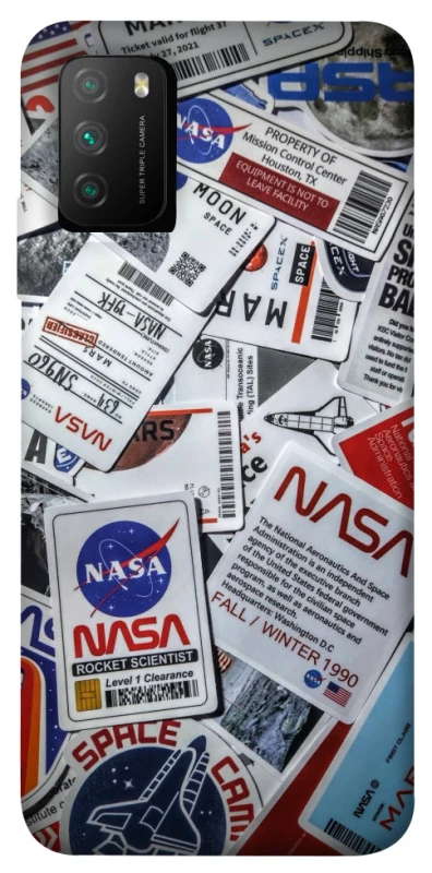 Чехол на Xiaomi Poco M3 NASA ver.4 фото 1 из 1
