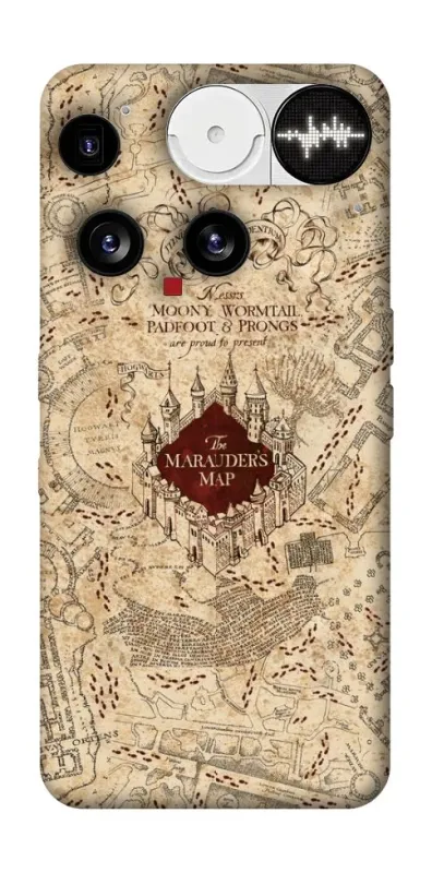 Чехол на Nothing Phone (3) Marauders map фото 1 из 1