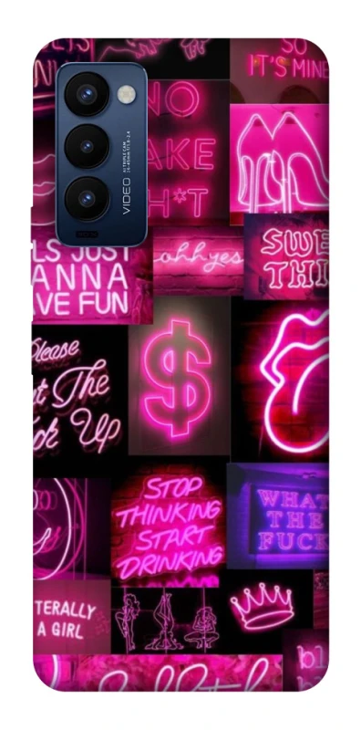 Чехол на TECNO Camon 18 Pro Hot collage ver.9 фото 1 из 1