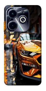 Чохол на Infinix Hot 40i Golden sports car фото 1 з 1
