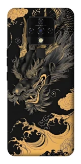 Чохол на TECNO Camon 16 SE gold dragon фото 1 з 1