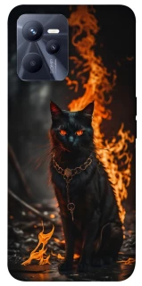 Чохол на Realme C35 Вогняний кіт фото 1 з 1