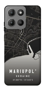 Чехол на Motorola Moto G15 Power Mariupol map фото 1 из 1