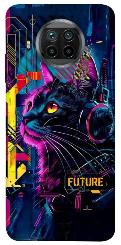 Чохол на Xiaomi Mi 10T Lite / Redmi Note 9 Pro 5G Cyber Cat v2 фото 1 з 1