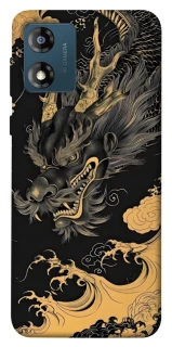 Чохол на Motorola Moto E13 gold dragon фото 1 з 1