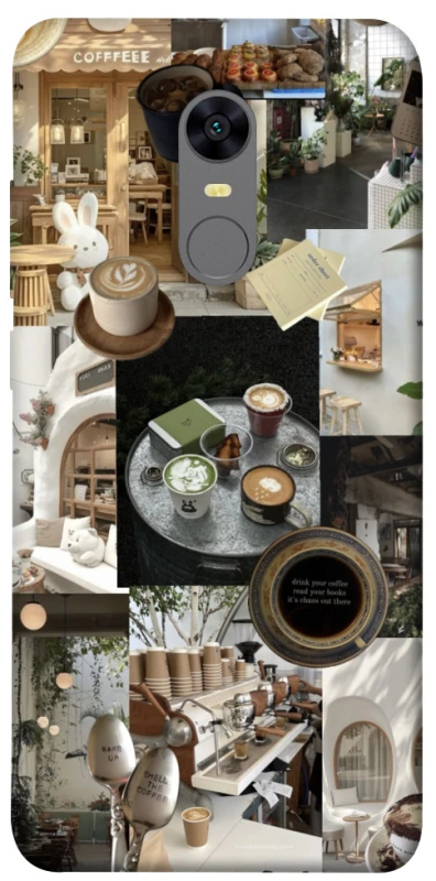 Чехол на Xiaomi Redmi 5 Plus / Redmi Note 5 (Single Camera) Coffee collage ver.4 фото 1 из 1