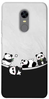 Чохол на Xiaomi Redmi 5 Plus / Redmi Note 5 (Single Camera) Four pandas фото 1 з 1