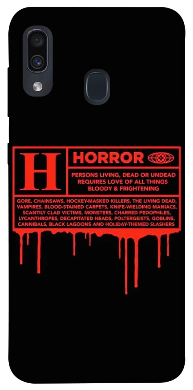 Чехол на Samsung Galaxy A20 / A30 Horror Halloween фото 1 из 1