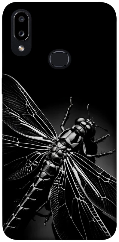 Чехол на Samsung Galaxy A10s Black dragonfly фото 1 из 1